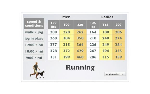Calories Burned Running 101qs