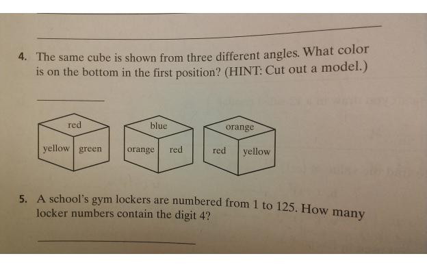 7th grade math question
