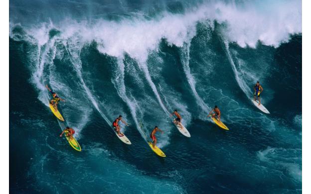 Big wave in Hawaii